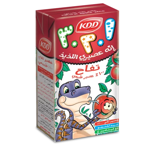 عصير تفاح ١٢٣ كي دي دي